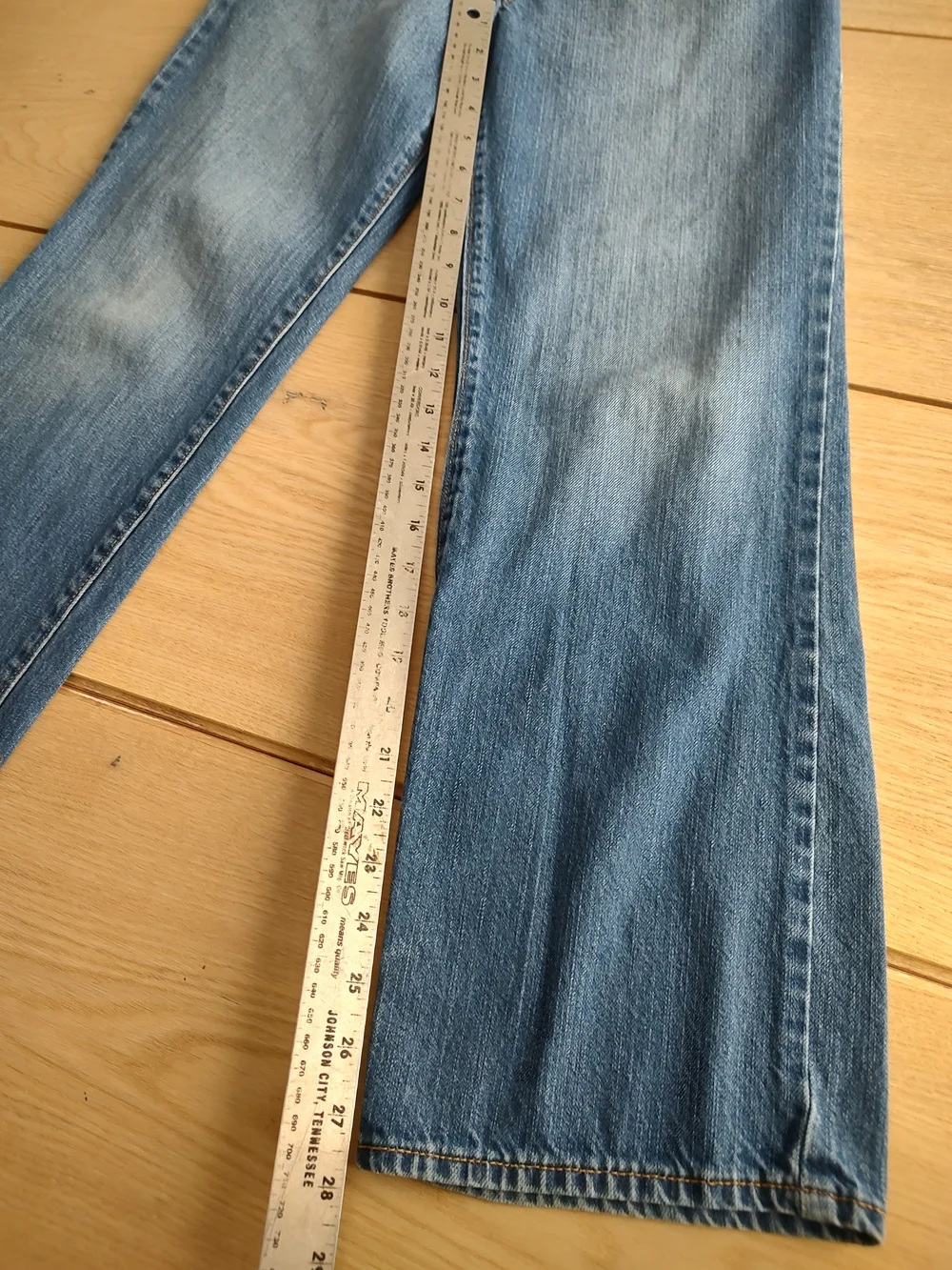 Classic Light Wash Denim Jeans Big Boys